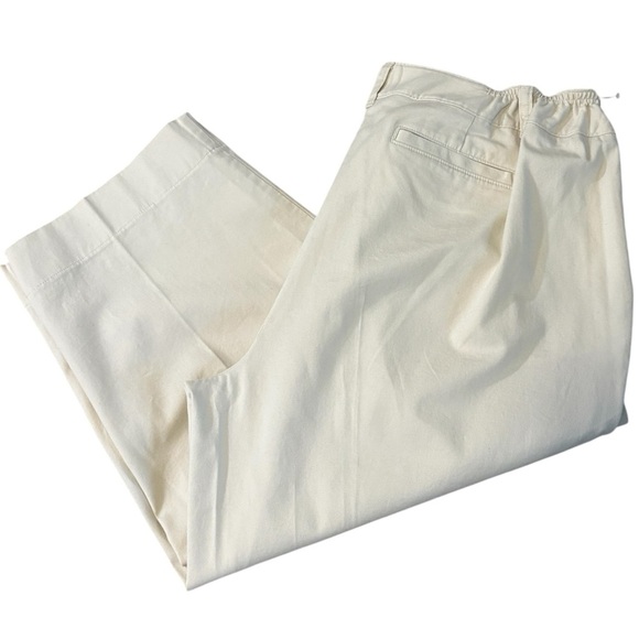 Talbots Women’s Classic Stretch Wide Leg Capri’s Size 18WP - Picture 2 of 9